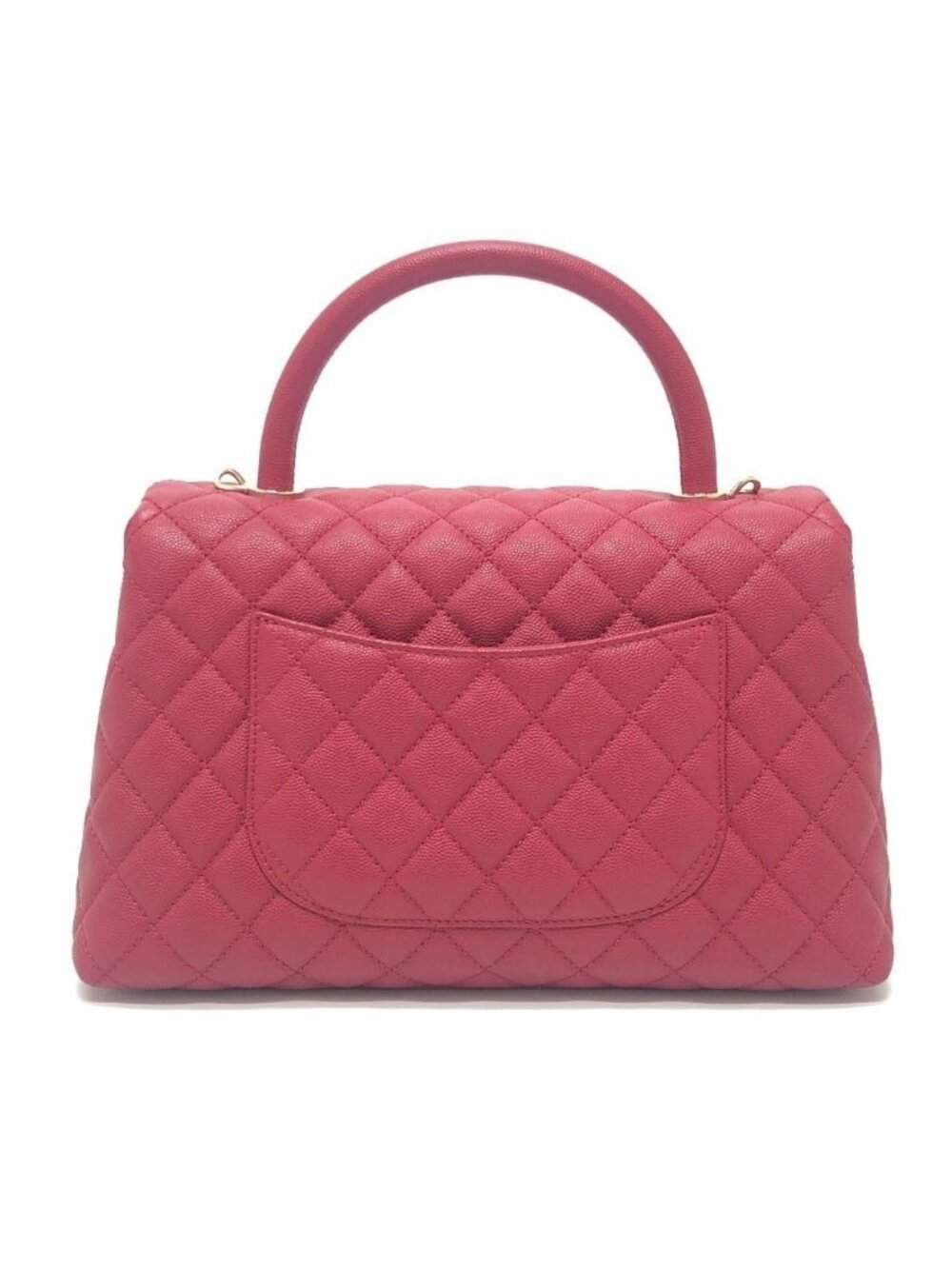 Chanel Handbag Coco Handle 29 Caviar Leather Red